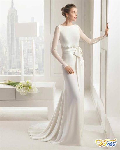 پارچه لباس عروس شیفون