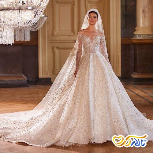 مدل لباس عروس پرنسسی