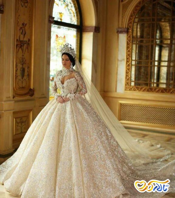 تور عروس به بلندی قد