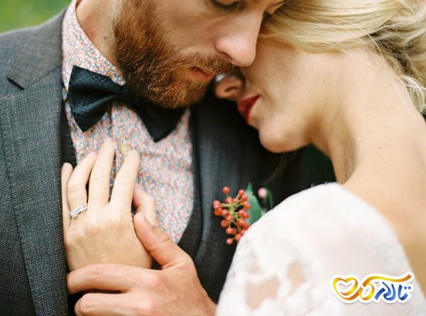 عکس عروس داماد عاشقانه