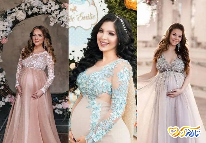 لباس‌های مجلسی زیبای بارداری
