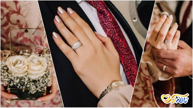ایده جذاب ژست عکس با حلقه ازدواج