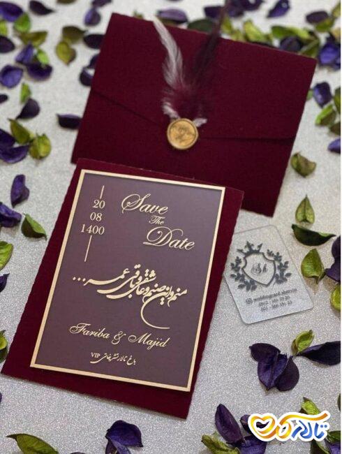 کارت دعوت عروسی پلکسی گلاس جدید