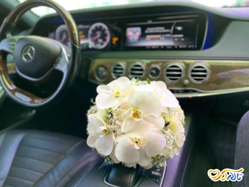 گل آرایی ماشین عروس