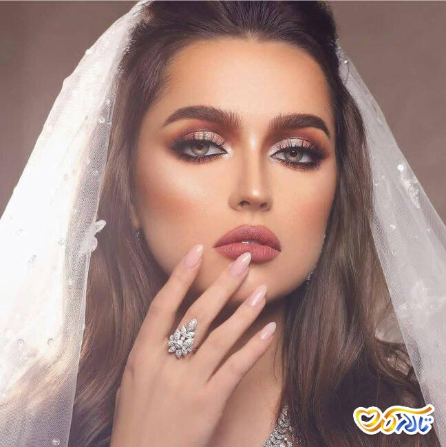 میکاپ آرایشی ملایم دخترانه مناسب عقد