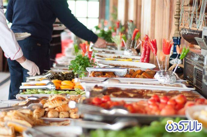 منو عروسی دیس پرس سلف رویس