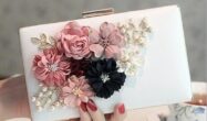 کیف دستی گل دوزی شده برای عروس