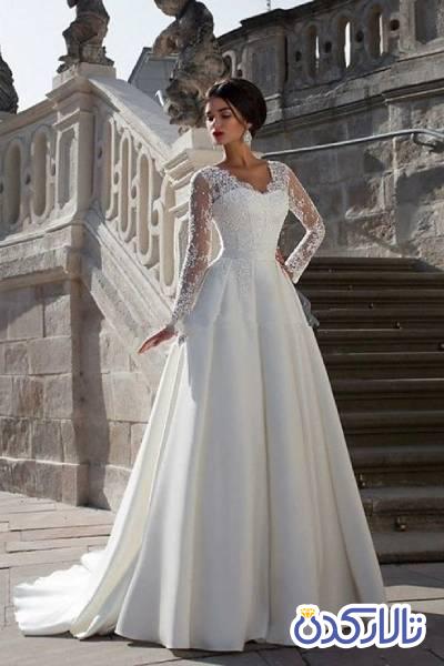 شیک‌ترین مدل لباس عروس Aline