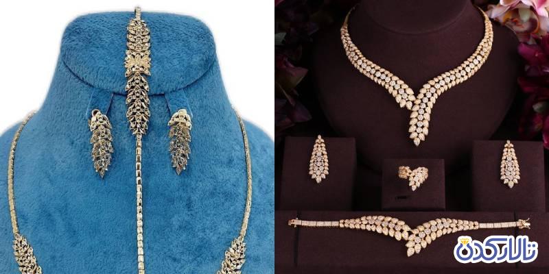 شیک‌ترین مدل سرویس طلای عروس