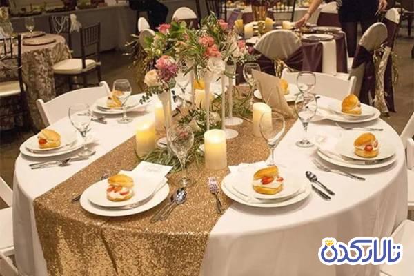 پذیرایی با میوه و شیرینی در تالار