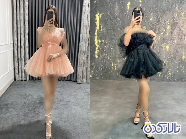 مدل لباس کوتاه عروسکی دخترانه