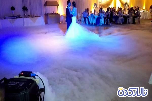 دستگاه مه سنگین در عروسی