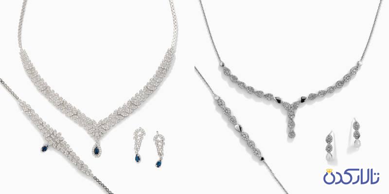 سرویس طلا عروس نگین دار