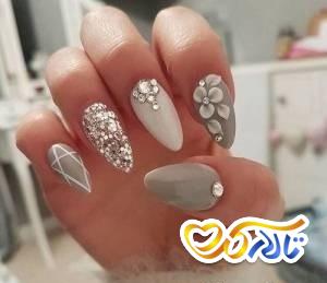 مانیکور برای ناخن عروس
