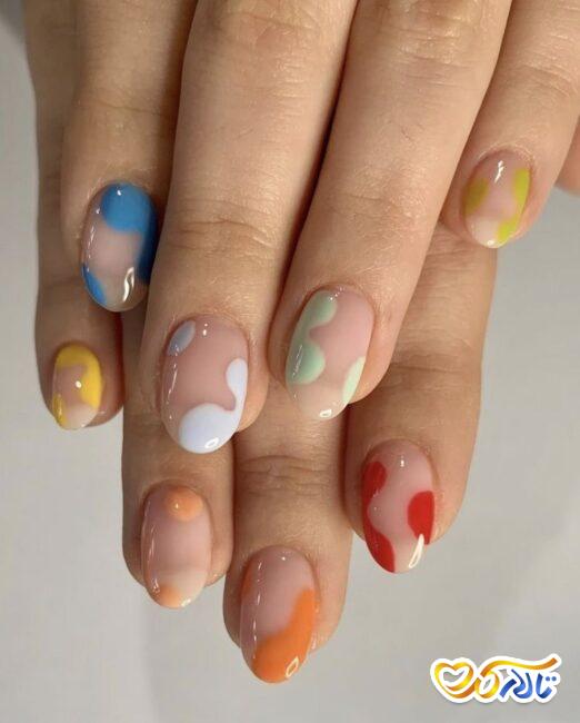 ایده طراحی ناخن عروس
