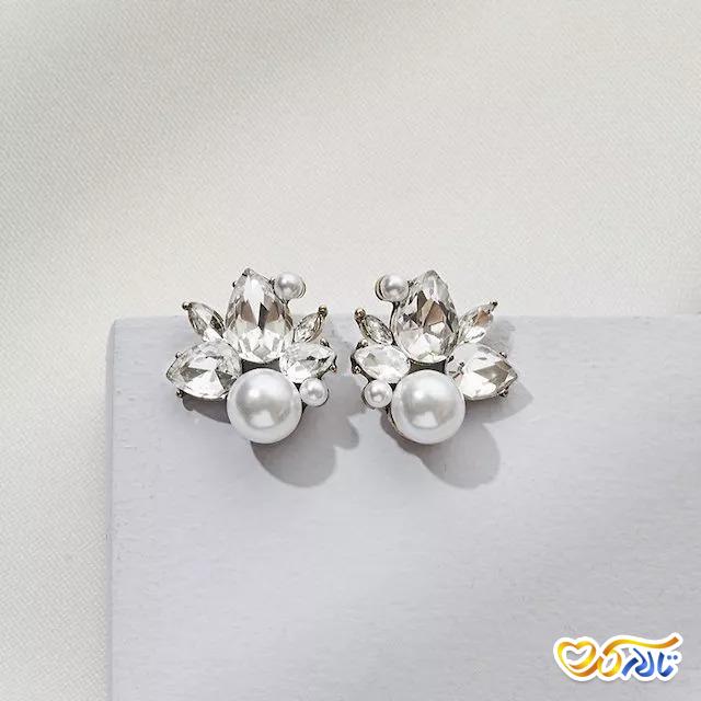 مدل گوشواره مروارید برای عروس