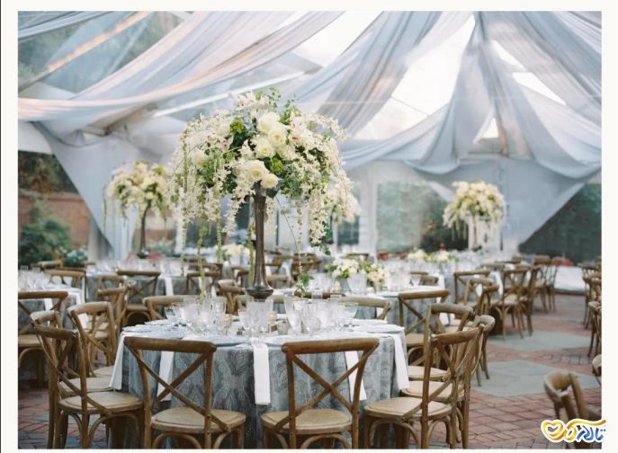 تزئین چادر مراسم عروسی و نامزدی 