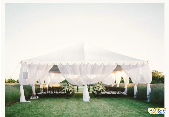 تشریفات برگزاری مراسم عروسی در فضای باز و چادر 