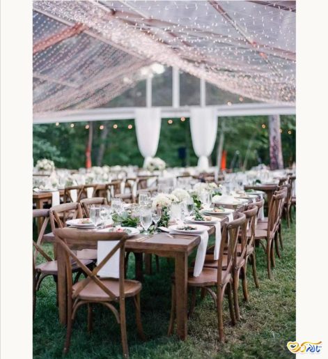 برگزاری مراسم عقد و نامزدی در فضای باز 