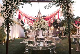 فضای باز سالن عقد همدم