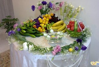 میوه آرایی تزیین بله برون