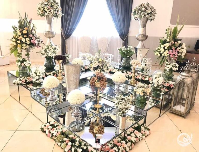 چیدمان سفره عقد