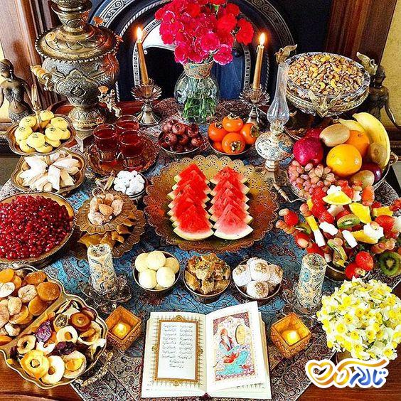 دیزاین شب یلدای عروس
