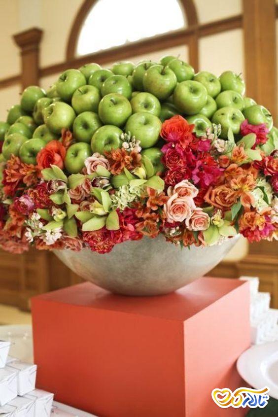 چیدمان سفره عقد و میوه آرایی