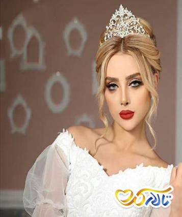 شیکترین مدل تاج عروس پرنسسی