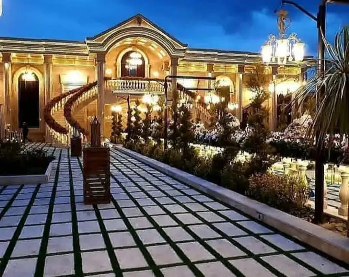 باغ عمارت مجلل یاسین